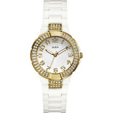 Watch Guess Mini Prism W12649l2 WomenÂ´s White