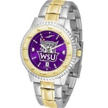 Weber State University Men's Stainless Steel and Gold Tone Watch