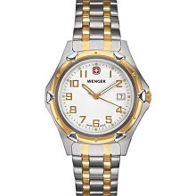 Wenger Men's Standard Issue XL - Two-Tone - White Dial - Date Window 73116