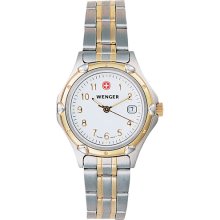 Wenger Standard Issue White Dial Stainless Steel Ladies Swiss Watch 70609
