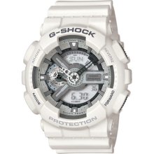 White Casio G-Shock Ana-Digital Watch GA110C-7A