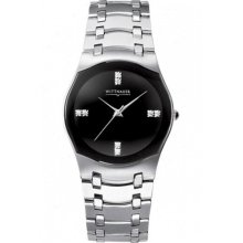 Wittnauer Men's 10D02 Montserrat Silver Tone Watch