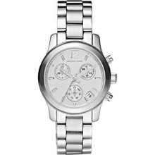 Women Michael Kors MK5428 Stainless Steel Chronograph Quartz Silver