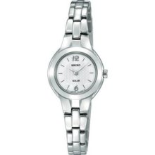 Women Seiko SUP023 Dress White Dial Solar Women Seiko SUP023 Dress White Dial Solar