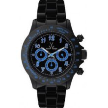 Women's Black Toywatch Flash Chrono Plasteramic Watch TB02 ...