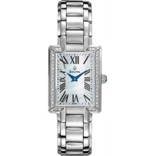 Women's Diamond Collection Stainless Steel Case and Bracelet Mother of
