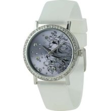 Women's ed hardy crystallized love bird watch lv-wh