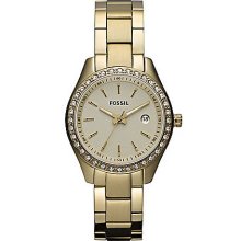 Women's Mini Stella Gold-Tone Watch with Crystals
