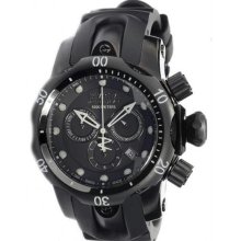 Women's Stainless Steel Reserve Venom Quartz Chronograph Diver Black Dial Rubber