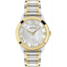 Women's Two Tone Stainless Steel Havana Mother Of Pearl Dial