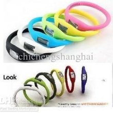 100pcs Health Anion Negative Ion Wrist Bracelet Watch