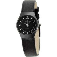 233XSCLB Skagen Ladies Black Ceramic Watch