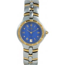 2615DM Krug Baumen Regatta 4 Diamond Blue Dial Two Tone Strap