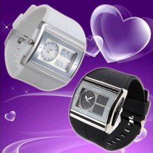 2x Ohsen Led Day Date Digital Mens Womens Quartz Love Couples Watches 16d