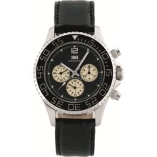 3H Women's CH3AV Tintangraph Titanium Black Dial Chronograph Inte ...
