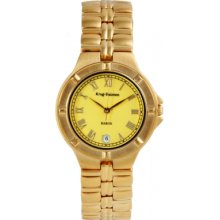 4964KM Krug Baumen Gents Baron Yellow Dial