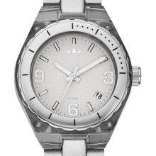 Adidas Women Mini Cambridge Aluminum Band Date Watch Adh2535