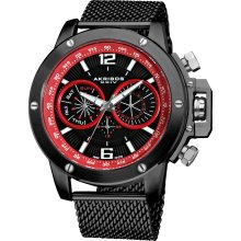 Akribos XXIV Men's Mesh Bracelet Multifunction Watch (Akribos Men's quartz multifunction watch)