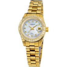Akribos XXIV Women's Diamond Quartz Bracelet Watch (Ladies diamond quartz bracelet)