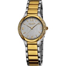 Akribos XXIV Women's Swiss Quartz Stainless Steel Crystal Watch (Akribos Lady Stainless steel bracelet Swiss watch)