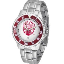 Alabama 2012 Bcs Championship Watch Mens Steel Competitor Colored Bezel Watch