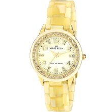 Anne Klein Crystal Case Bracelet Watch