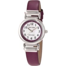 Anne Klein Leather Collection Mother-of-Pearl Dial Women's Watch #9887MPPR
