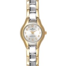 Anne Klein Watch, Womens Two Tone Bracelet 10-6777SVTT