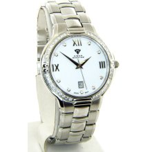 Aqua Master White Dial Diamond Mens Watch W306 7