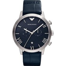 AR1652 Emporio Armani Mens Classic Blue Watch