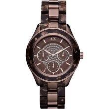 Armani Exchange AX5155 NOEMI Brown Rose Gold Ladies Watch