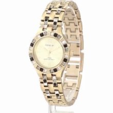 Armitron Gold Tone Crystal Watch Swarovski Crystals 75/3782chgp