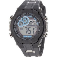 Armitron Men's 40/8188mgry Grey Digital Chronograph Resin Strap Watch Wrist