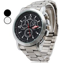 Assorted Colors Men's Alloy Analog Quartz Casual Watch