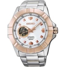 Authentic Seiko Automatic Men's Sports Watch 24 Jewels Ssa074k1
