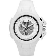 AX Armani Exchange Men's White Active Analog-Digital Watch Men's