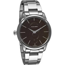 Azzaro Legend Mens Stainless Steel Brown Dial Watch AZ2060.12HM.000