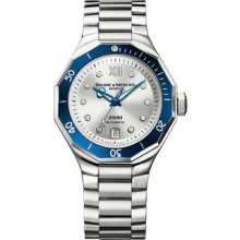 Baume & Mercier Men's Riviera Silver Dial Watch MOA08779