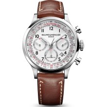 Baume & Mercier Men's Capeland White Dial Watch MOA10000