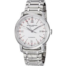 Baume & Mercier Men's Classima White Dial Steel Automatic Watch Moa08734