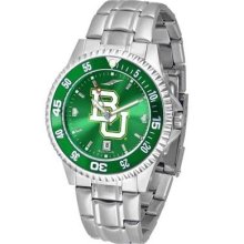 Baylor University Bears Men's Stainless Steel Dress Watch