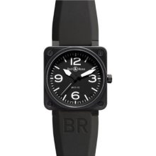 Bell & Ross Br 01-92 Automatic Steel Black Dial Watch Br-01-92-carbon