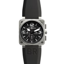 Bell & Ross BR01-94 Chronograph 46mm BR01-94 Steel Black