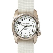 Bertucci Mens A-2T ProColor Bianco Titanium Watch - White Nylon Strap - White Dial - 12062