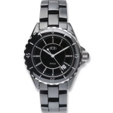 Black Ceramic Couture Watch for Ladies