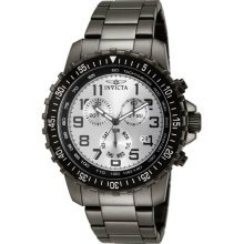 Black Stainless Steel 45mm Chronograph Wrist Watch