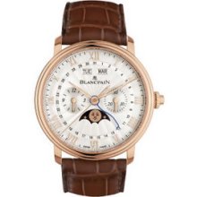 Blancpain Villeret Single Pusher Chronograph Complete Calendar 6685-3642a-55b