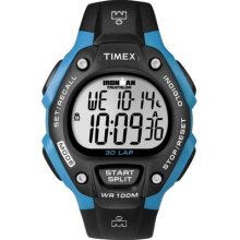 Blue/black Timex Ironman 30-lap Memory Full Size Exercise Watch