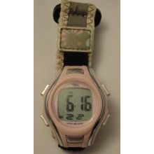 Body Gear Pink Wr Day / Date / Chronograph / Alarm Womens / Girls Wristwatch