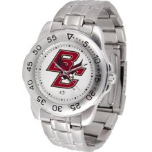 Boston College Eagles BC Mens Sports Steel Watch